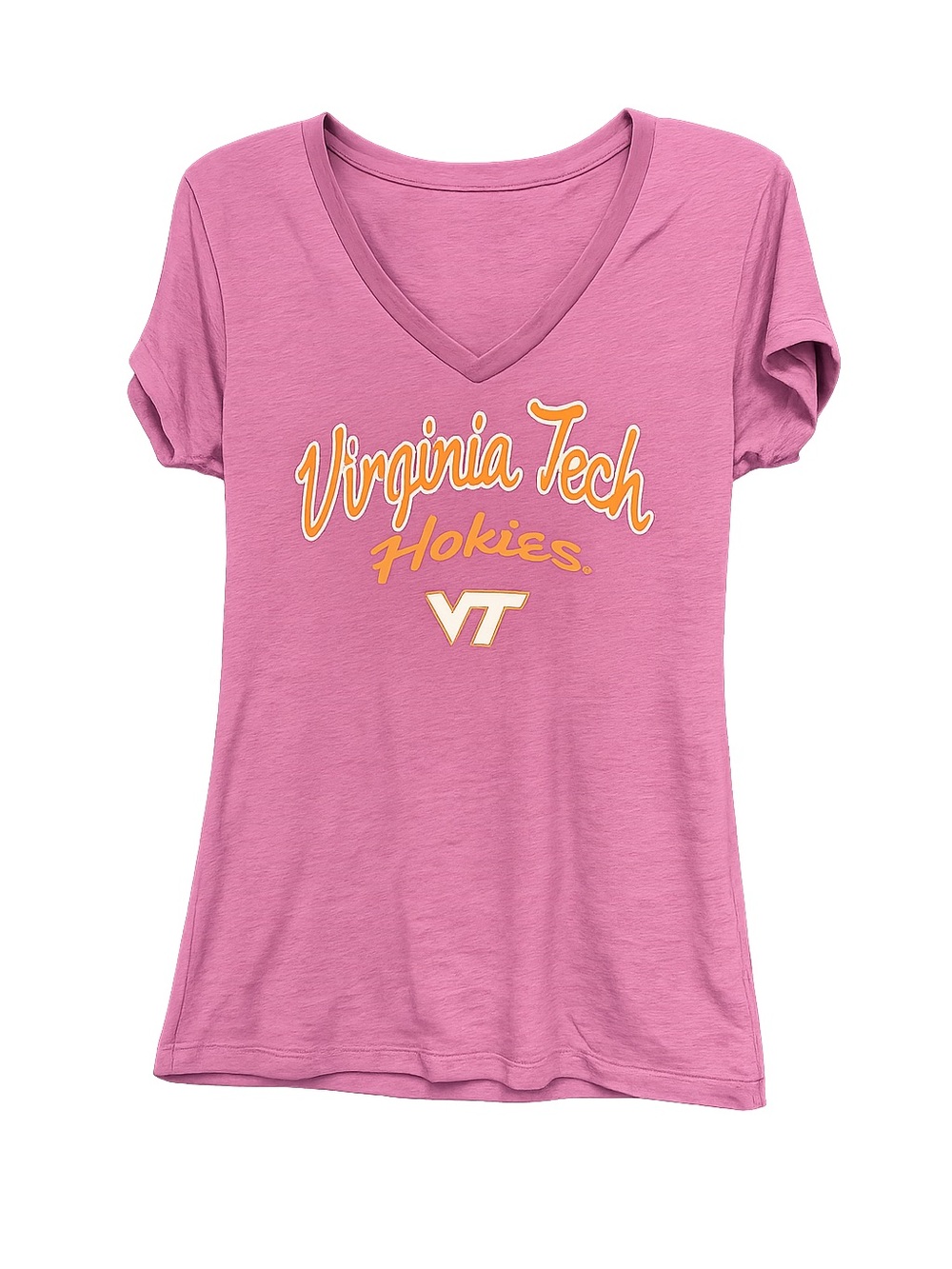 Virginia Tech Hokies Colosseum Women’s Heathered V-Neck Graphic Tee